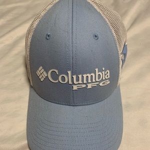 Columbia light blue PFG ball cap
